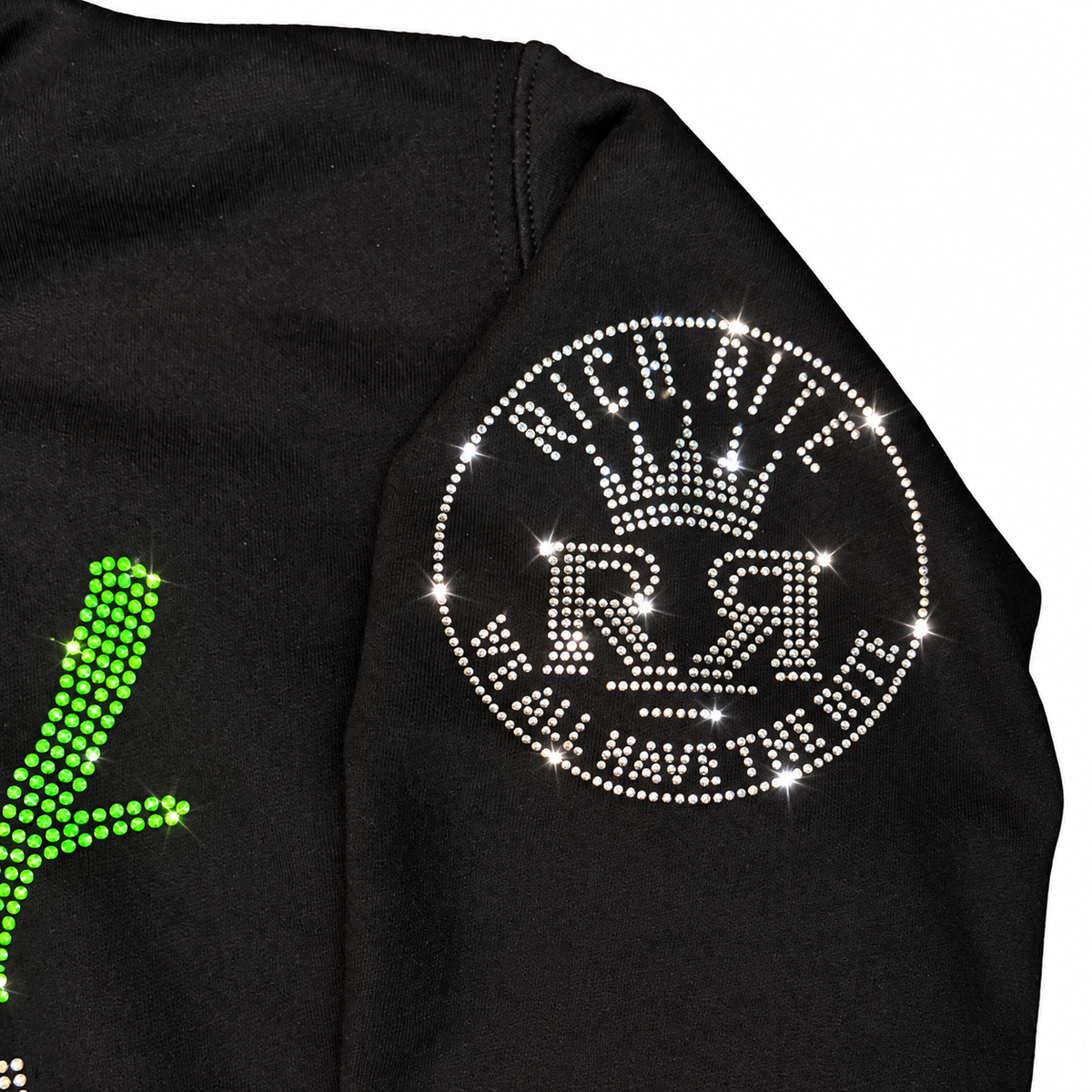 Rich Rite Rhinestone Unisex Hoodie