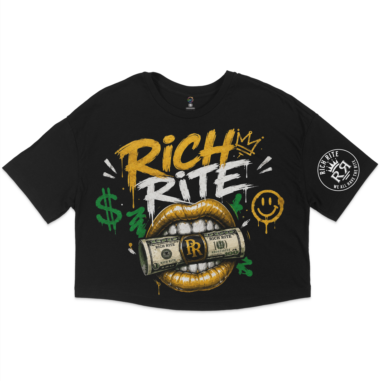 Rich Rite Jersey Cropped T-Shirt