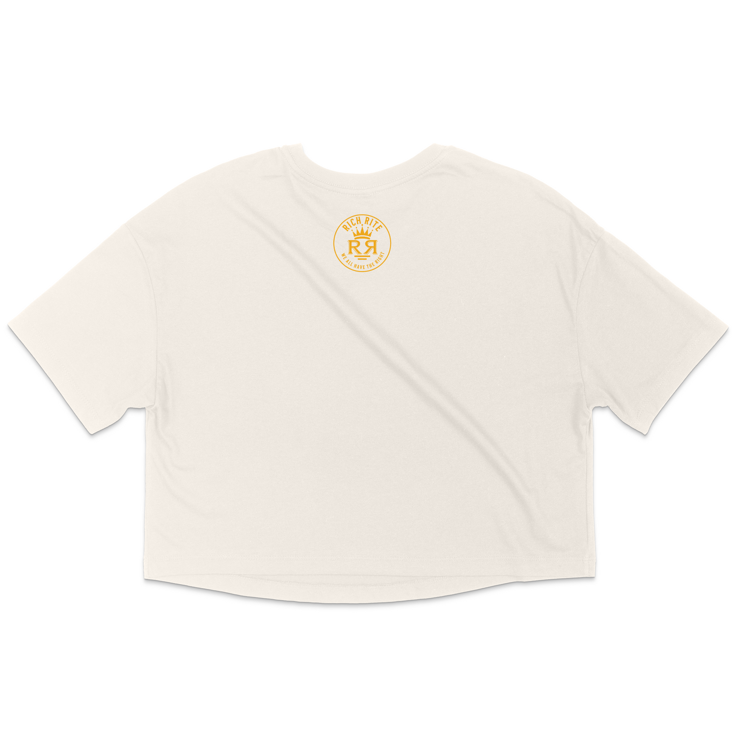 Rich Rite Risk Everything, Regret Nothing Cropped T-shirt