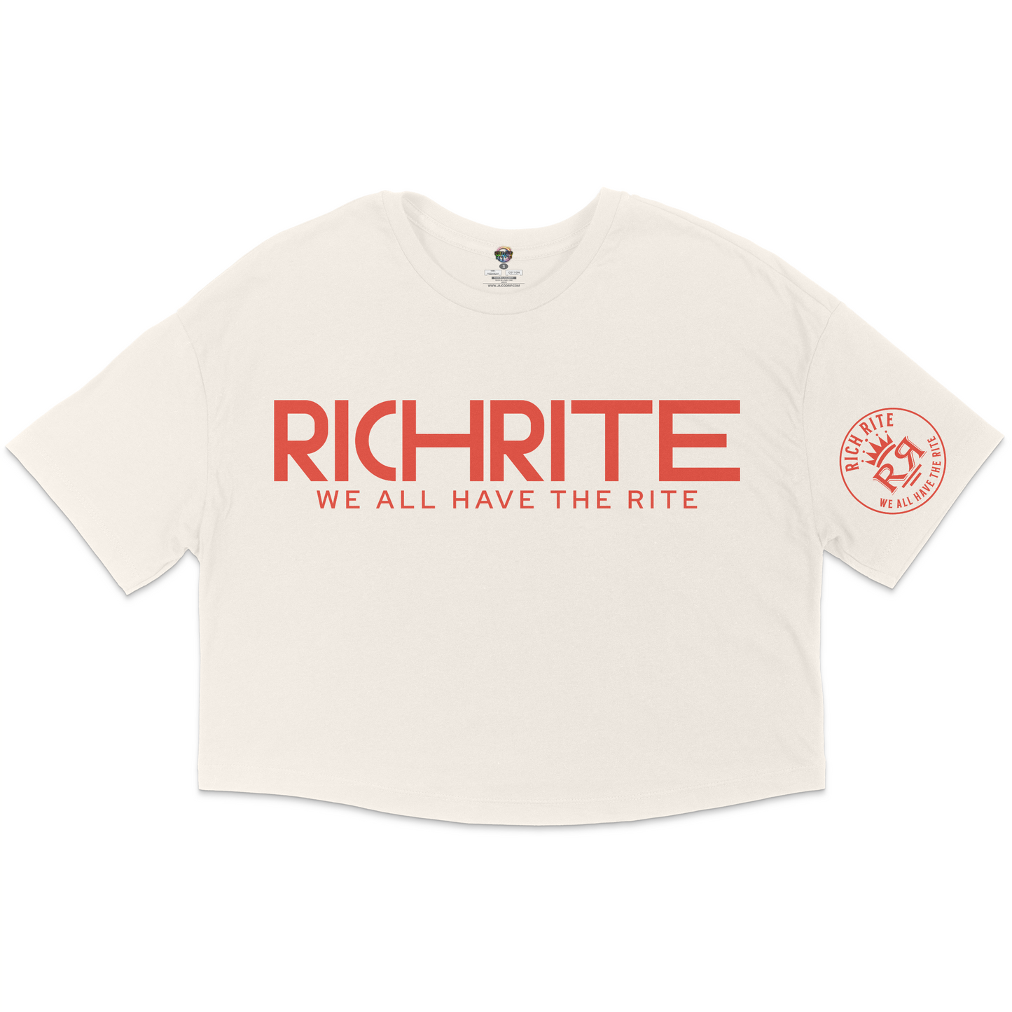 Rich Rite Jersey Cropped T-Shirt