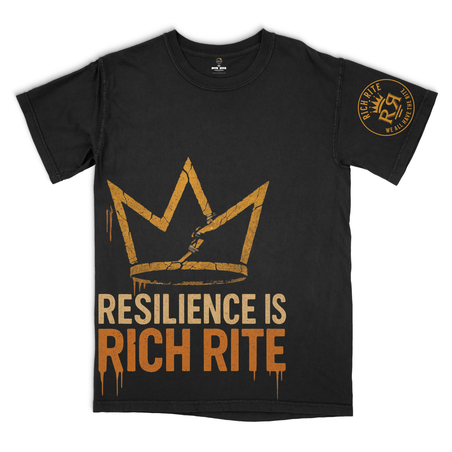 Resilience Is Rich Rite Heavyweight Unisex Graphic Tshirt
