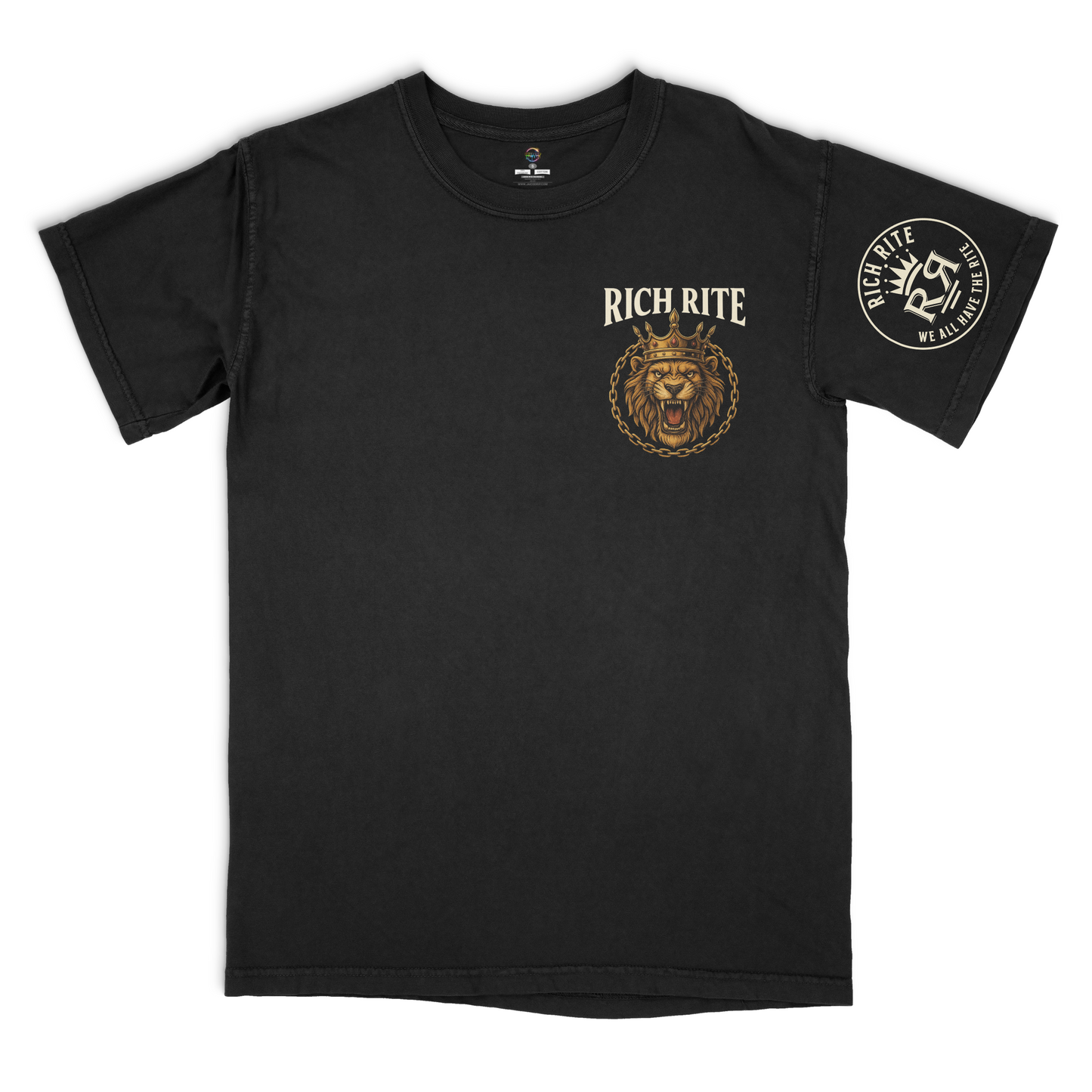 Rich Rite Lion Heavyweight Unisex Graphic Tshirt