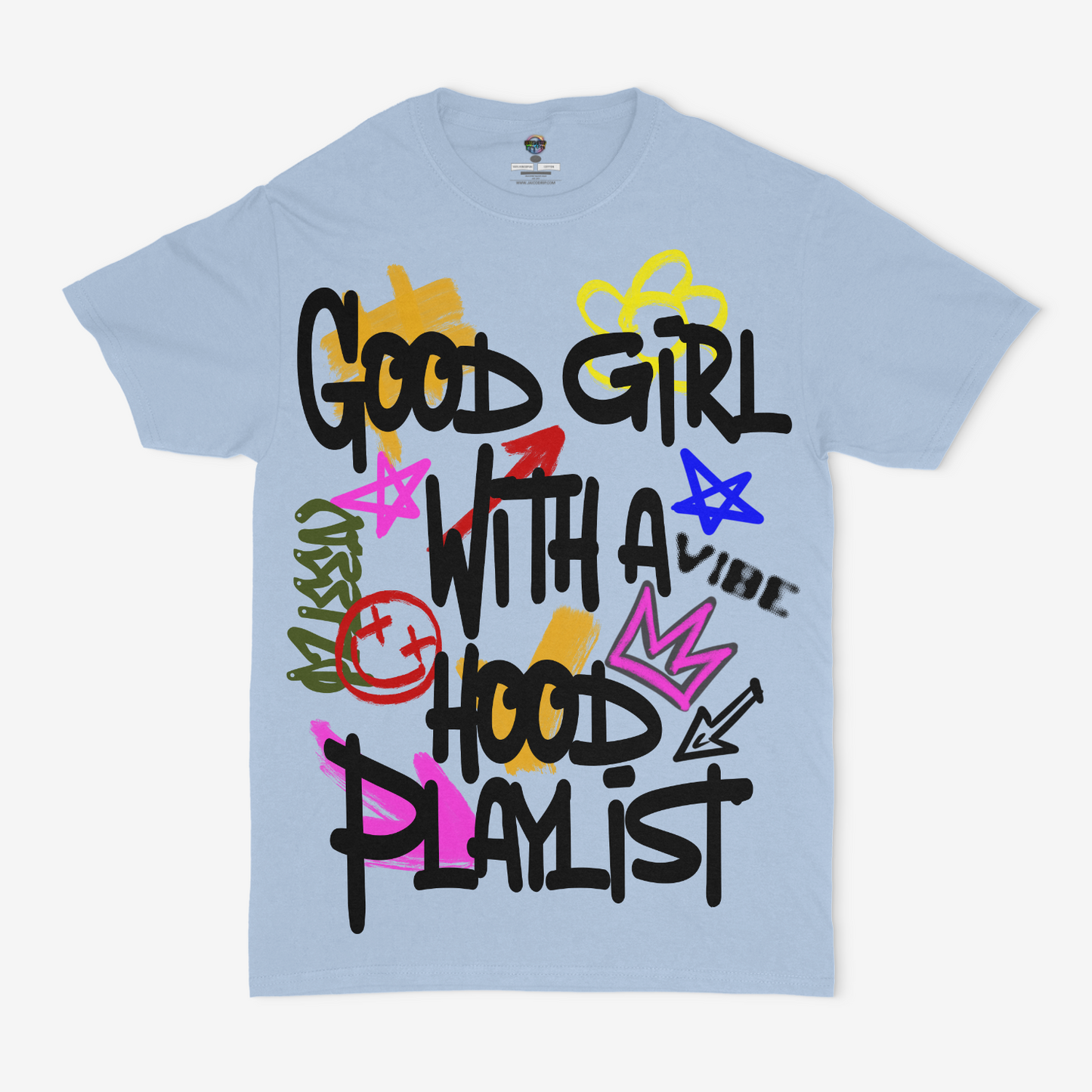 Good Girl With A Hood Playlist Graphic Unisex T-shirt