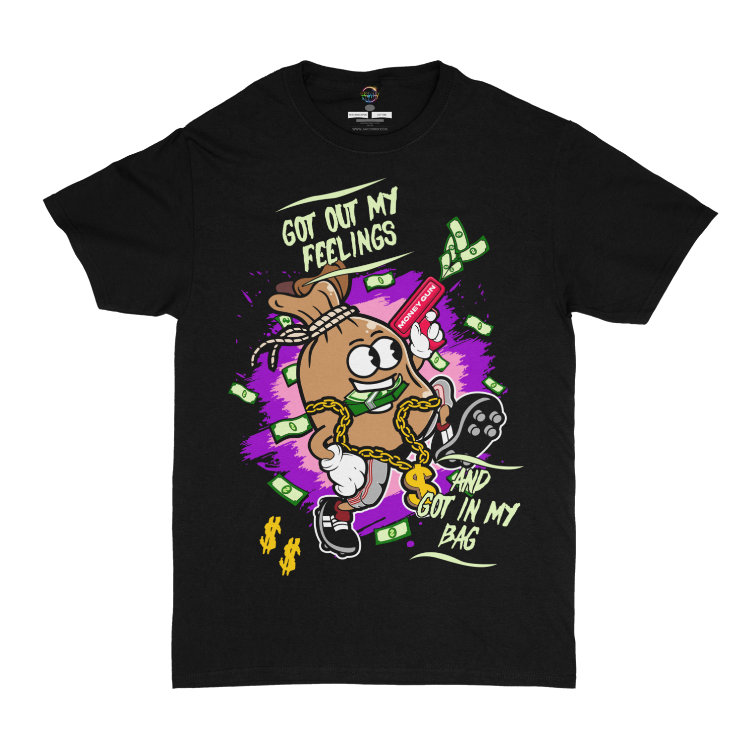 Got Out My Feelings and Got In My Bag Graphic Unisex T-shirt