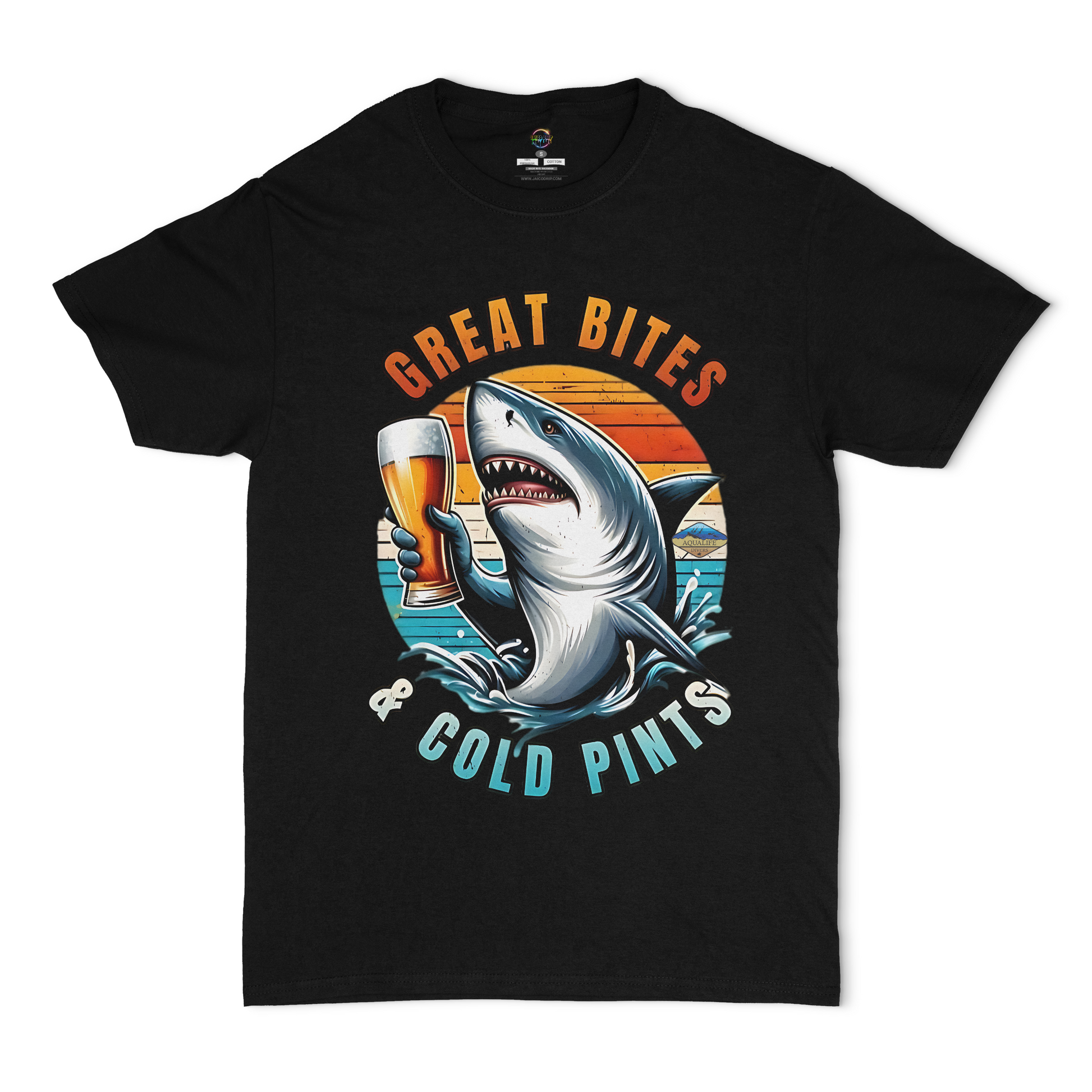 Great Bites and Cold Pints AquaLife Divers Unisex T-Shirt
