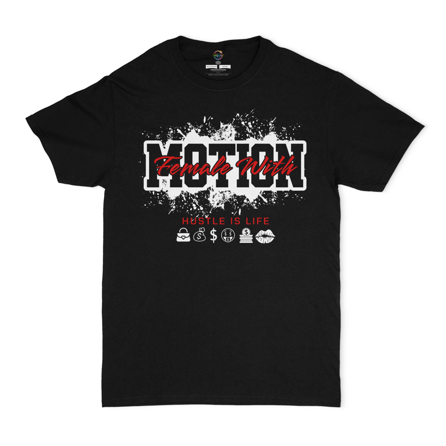 Female With Motion Graphic Unisex T-shirt