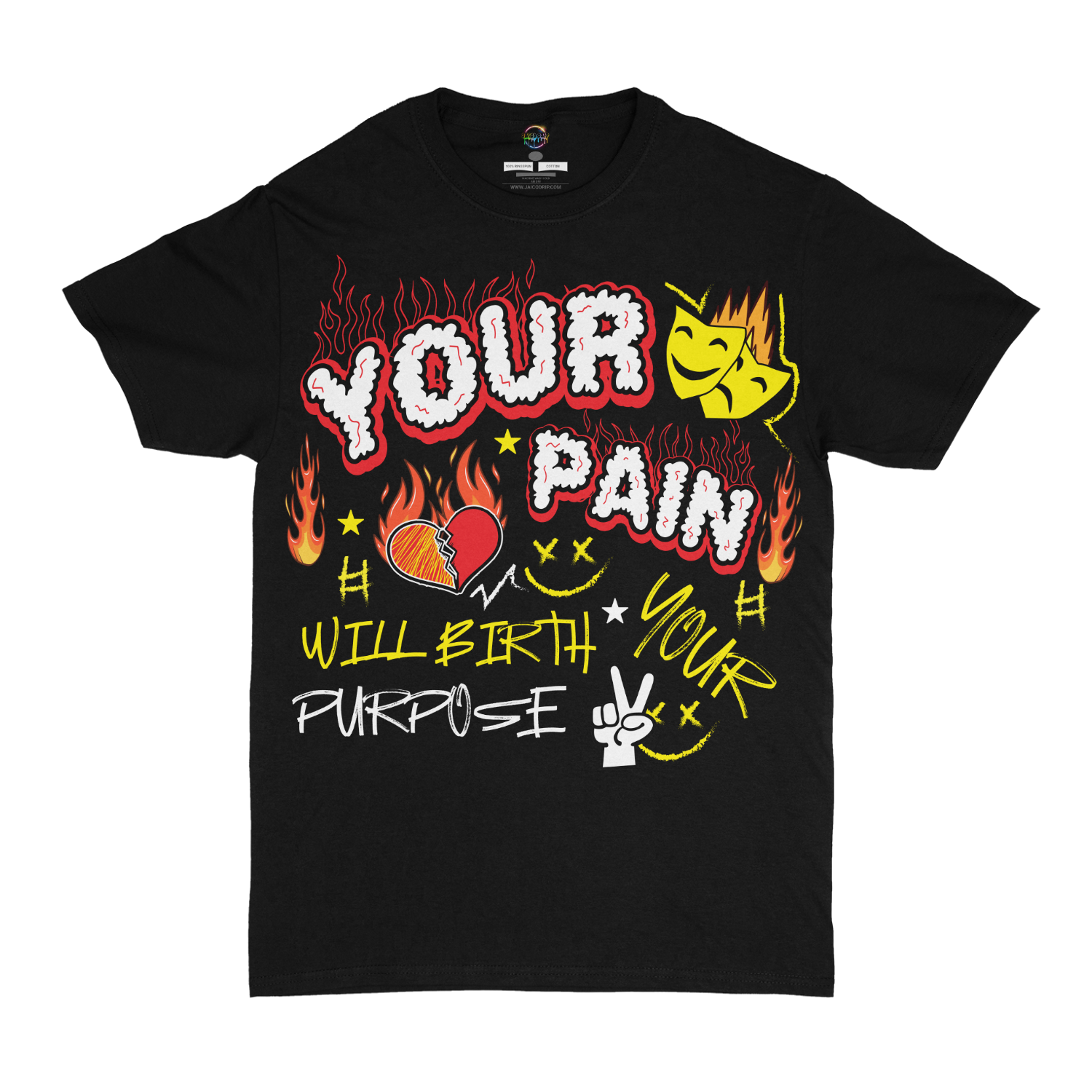Your Pain Will Birth Your Purpose Graphic Unisex T-shirt