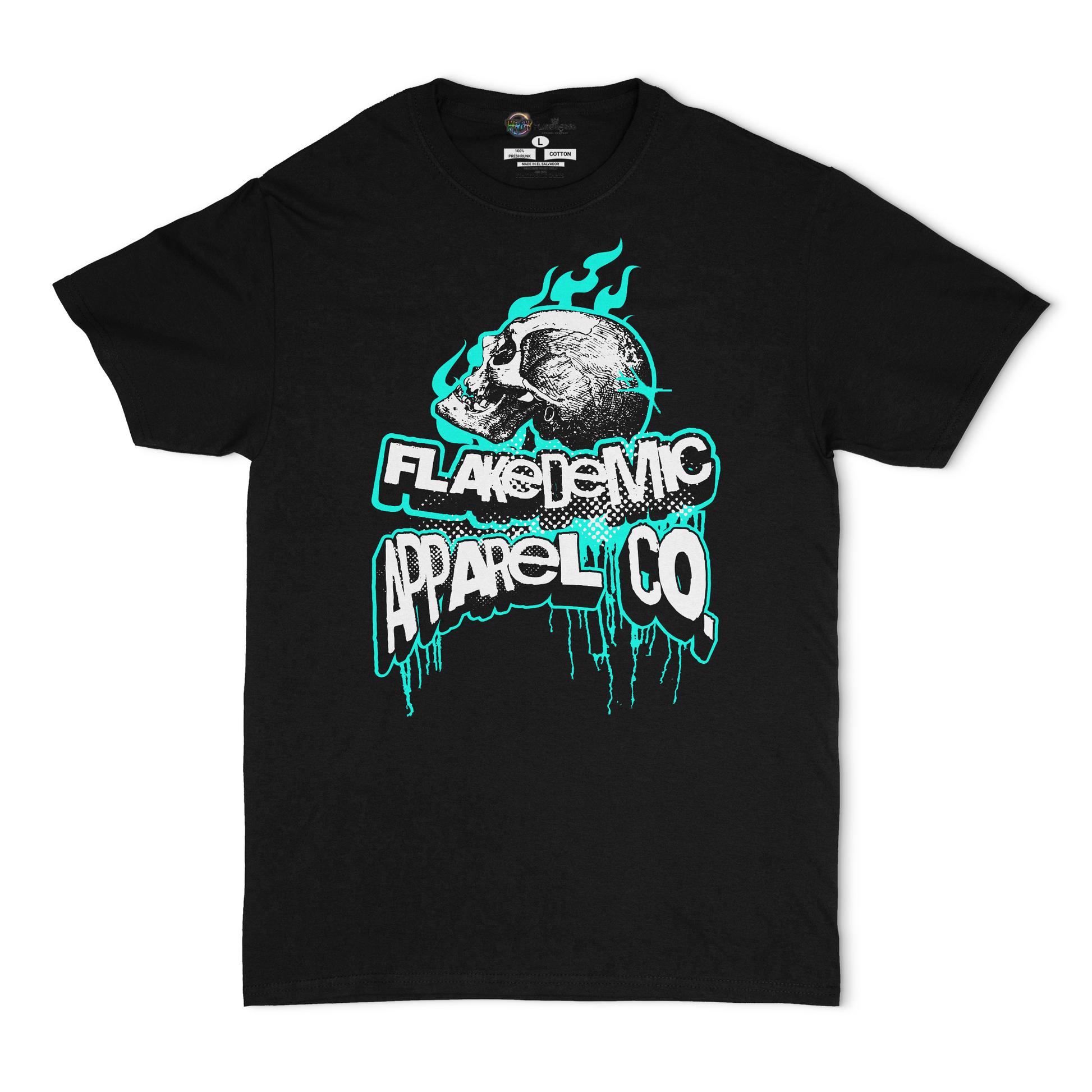 Skull Drip by FlakeDemic Tee | FlakeDemic Apparel