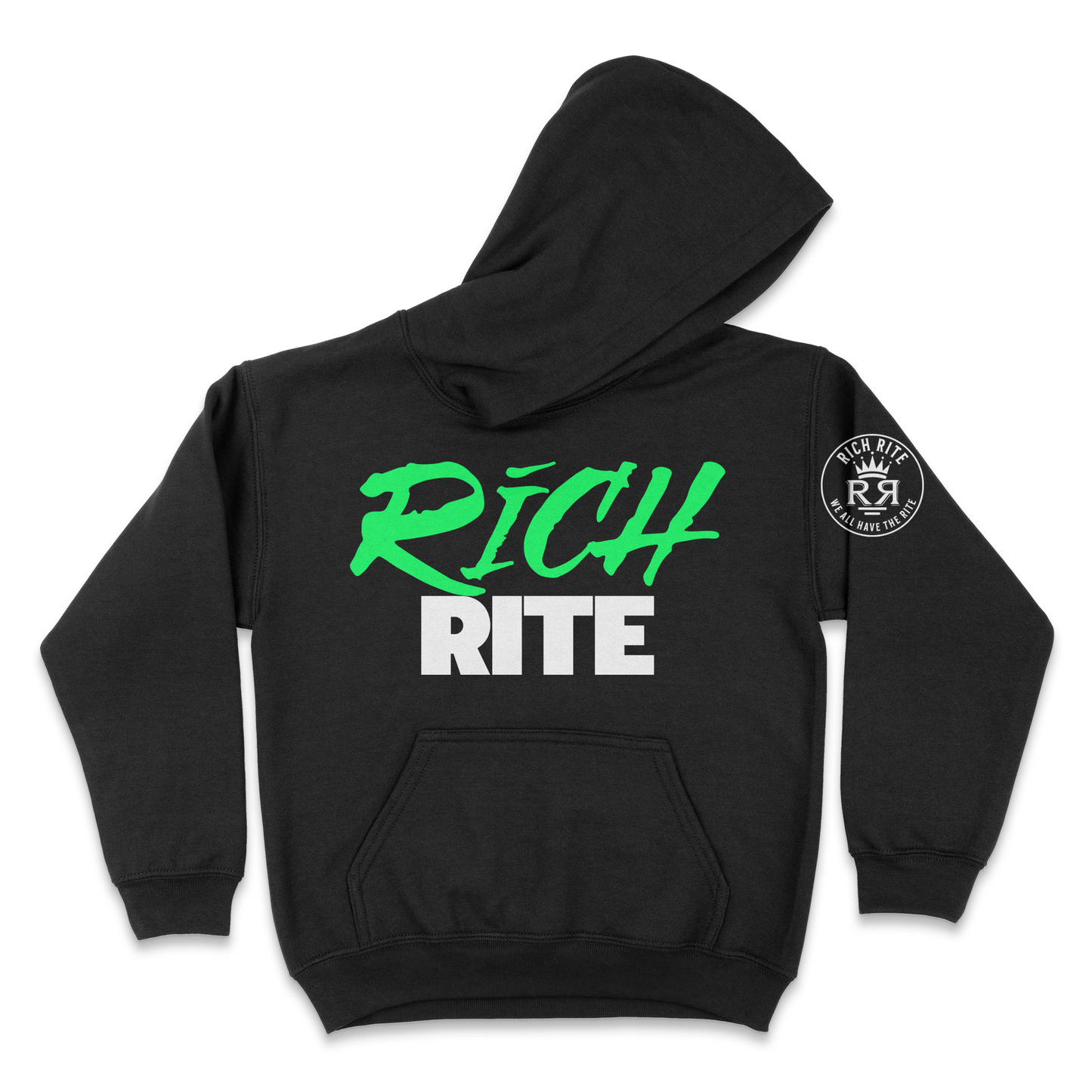 Rich Rite Lime Kid's Unisex Hoodie
