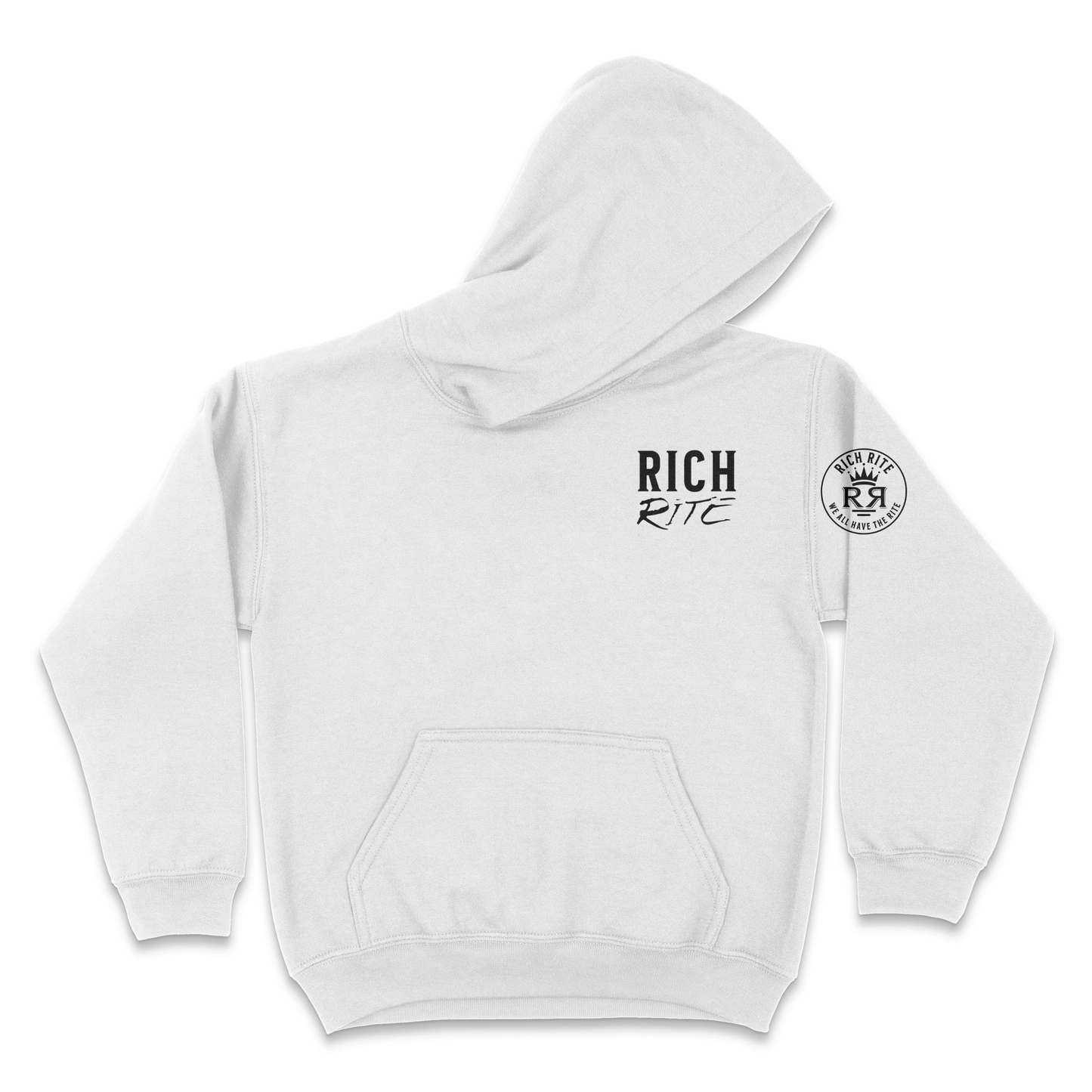 Rich Rite Logo Front and Back Kid's Unisex Hoodie