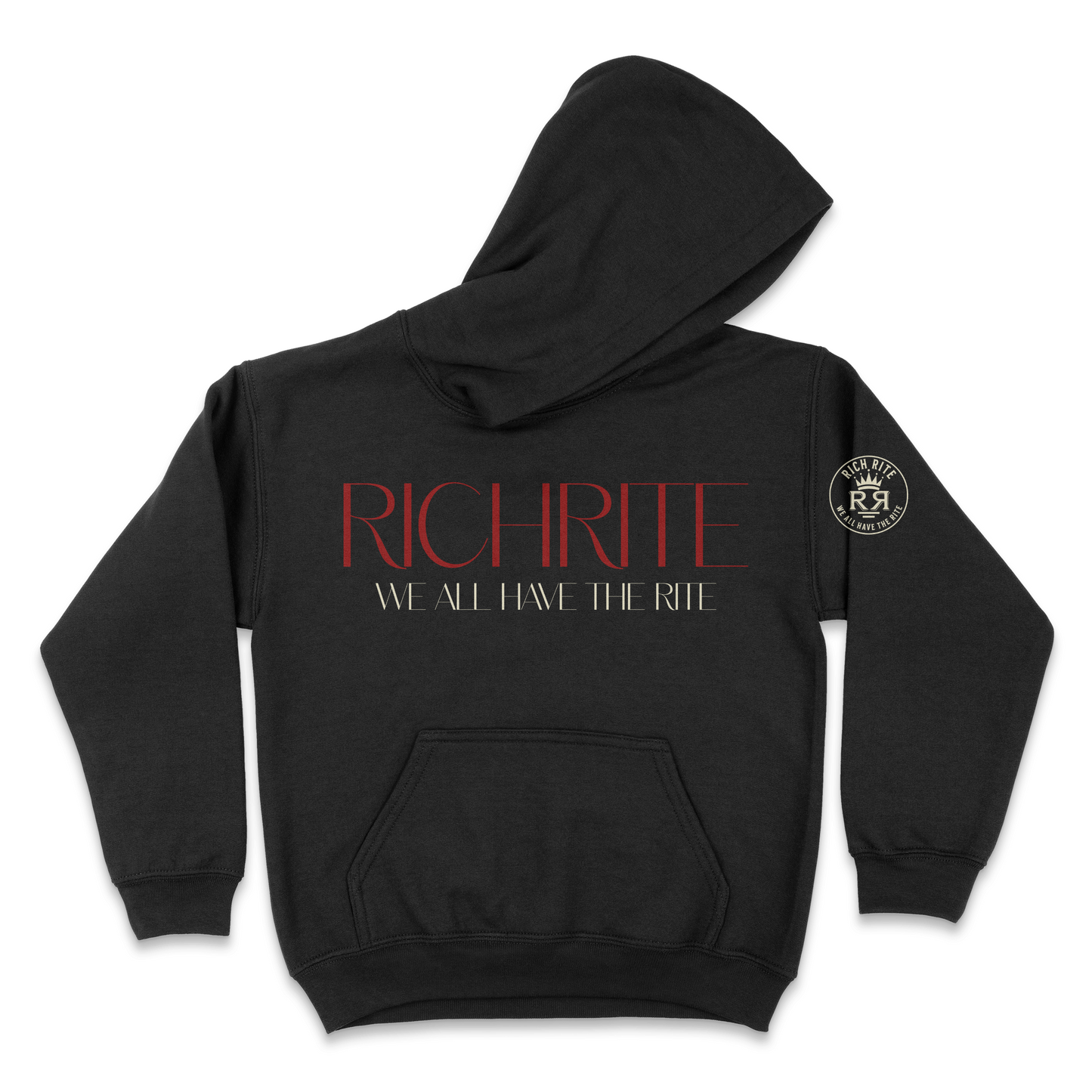 Rich Rite Burgundy Kid's Unisex hoodie
