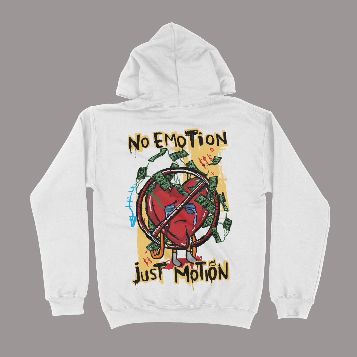 No Emotion Just Motion Graphic Unisex Hoodie