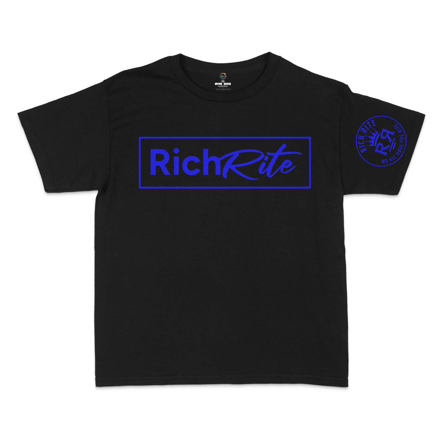 Rich Rite Blue Logo Kid's Unisex Tshirt