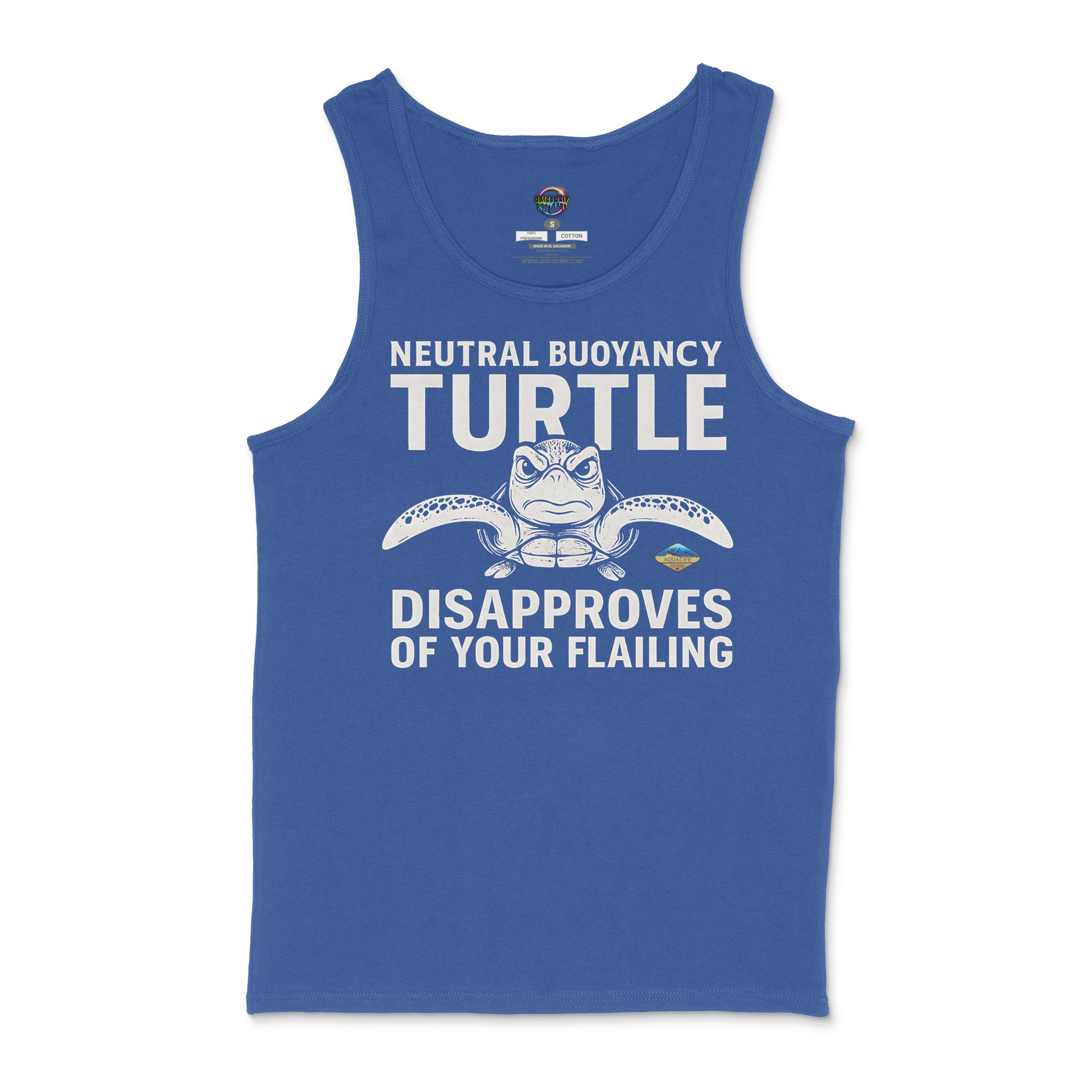 Neutral Buoyancy Turtle AquaLife Divers Unisex Tank