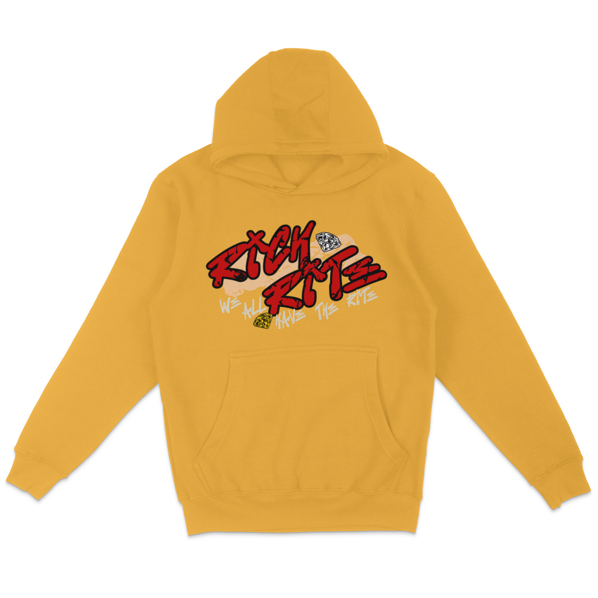 Rich Rite Graphic Front and Back Unisex Hoodie