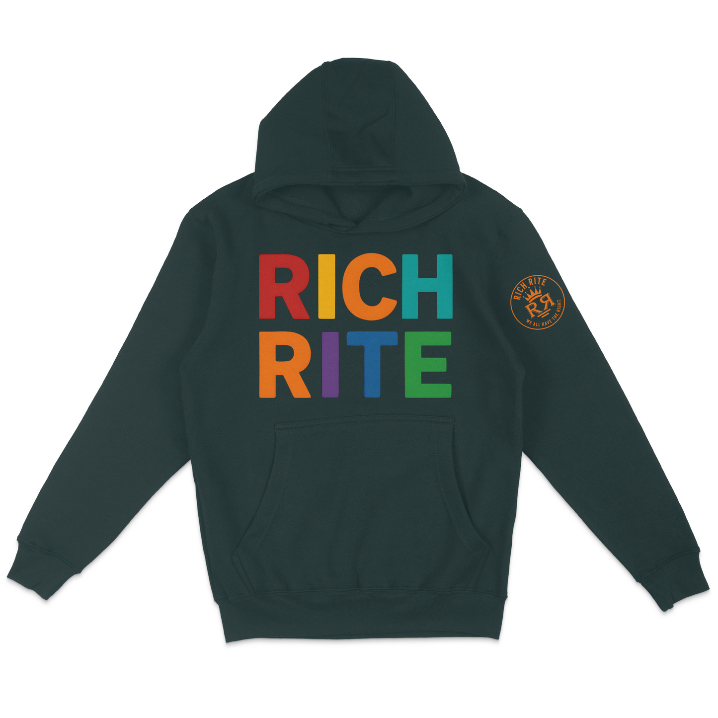 Rich Rite Colorful Logo Unisex Hoodie