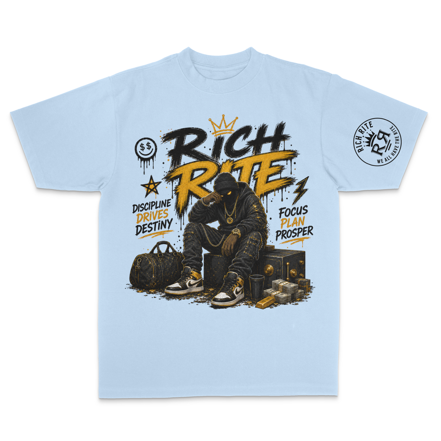 Rich Rite Focus Plan Prosper Unisex Max Heavyweight T-Shirt