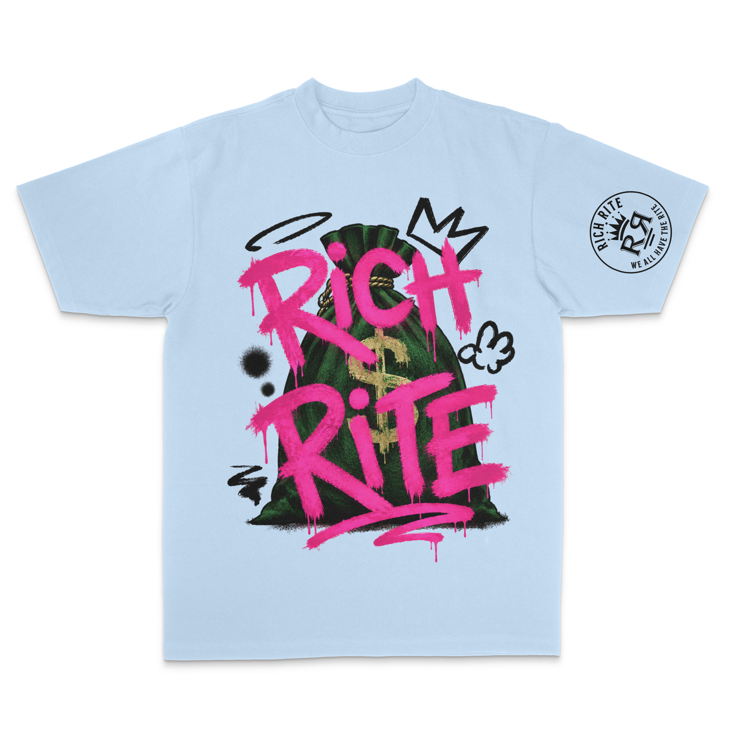 Rich Rite Money Bag Unisex Heavyweight T-Shirt