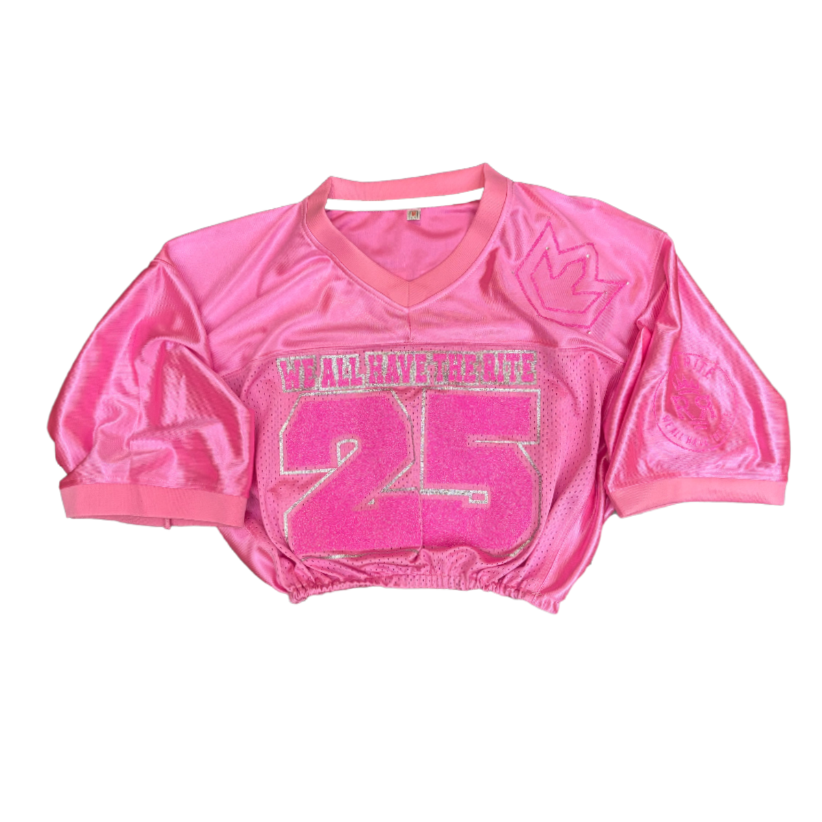 Rich Rite Scrunched Glitter Cropped Jerseys