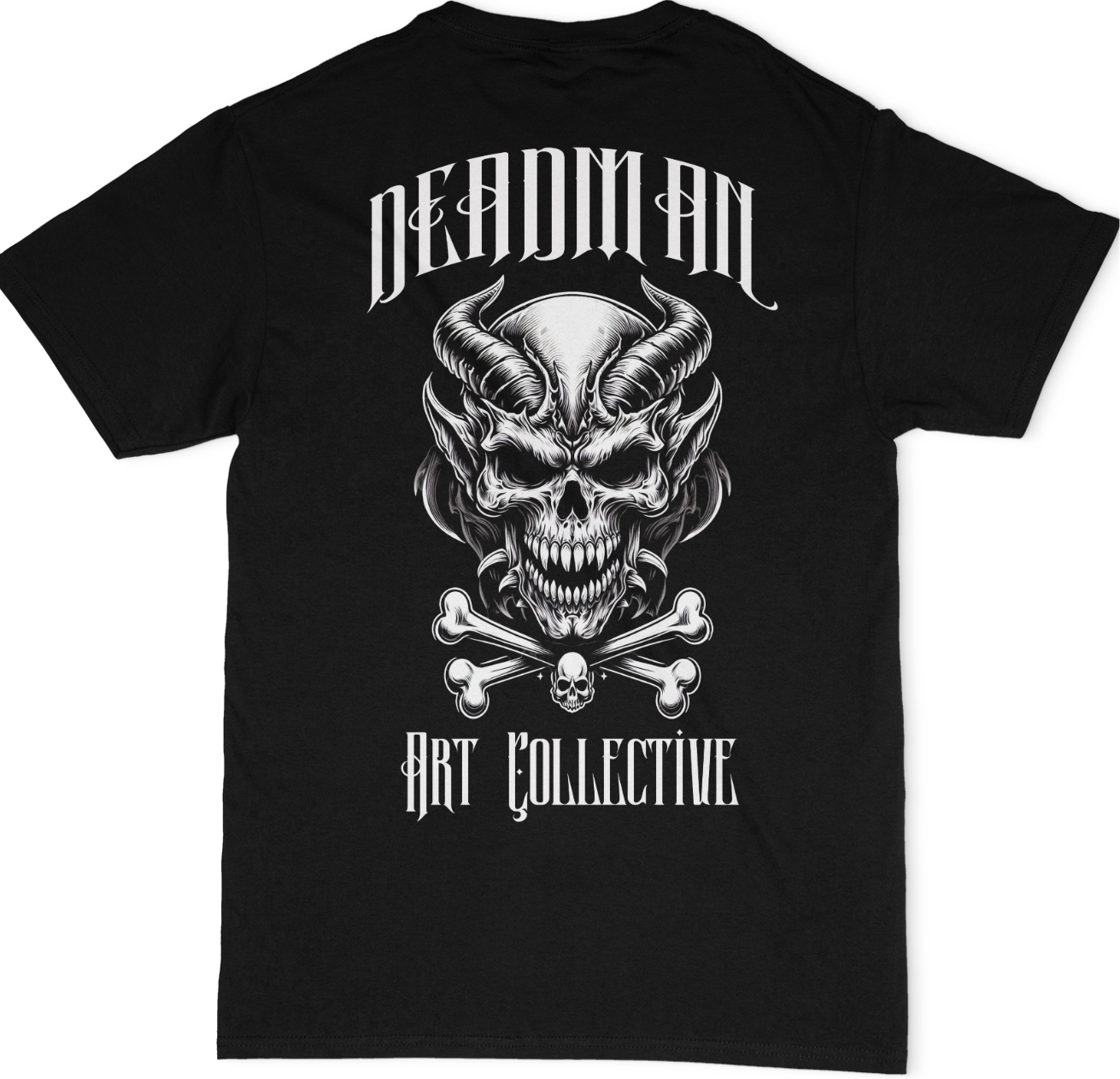 Deadman Skull Front and Back Unisex T-Shirt