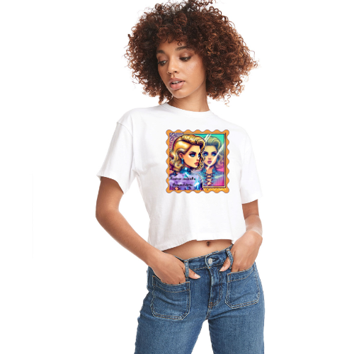 A Mirror Could Tell 1000 Stories Relaxed Fit Cropped T-Shirt