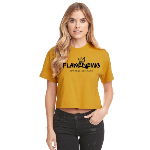 FLAKEDEMIC (Crown) Relaxed Fit Cropped Tee