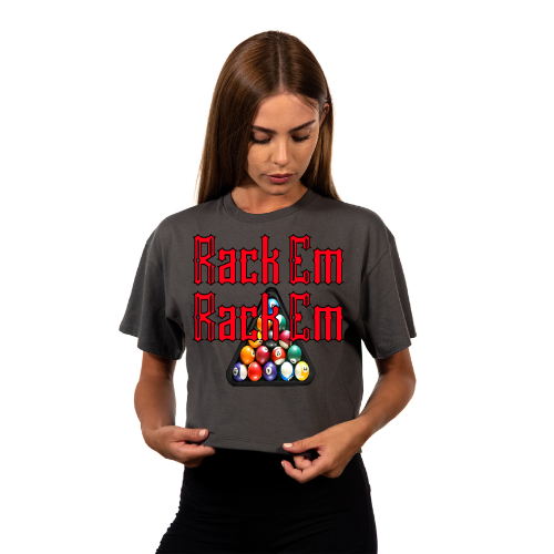 Rack Em Rack Em Relaxed Fit Cropped T-Shirt