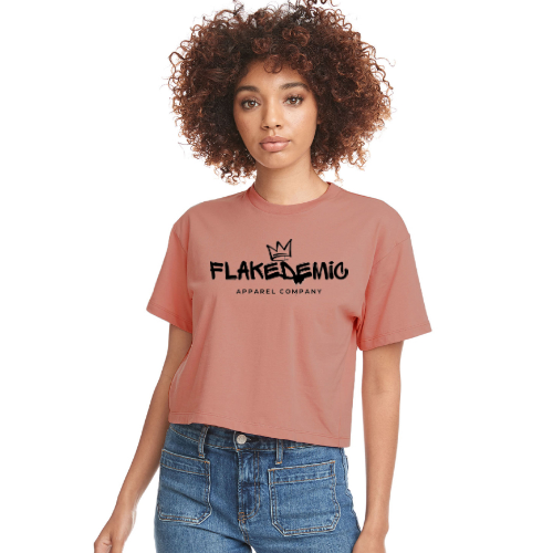 FLAKEDEMIC (Crown) Relaxed Fit Cropped Tee