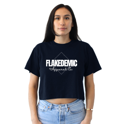 FLAKEDEMIC Apparel Co. Relaxed Fit Cropped Tee