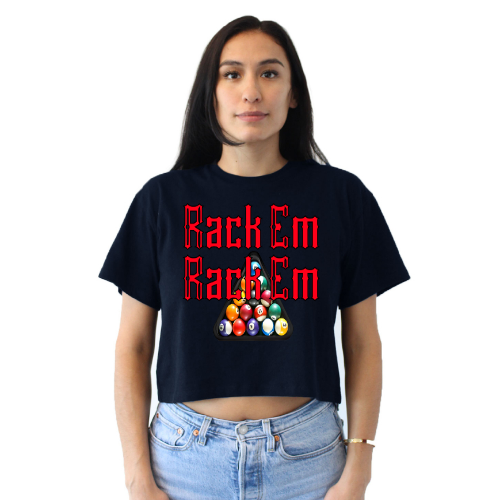 Rack Em Rack Em Relaxed Fit Cropped T-Shirt