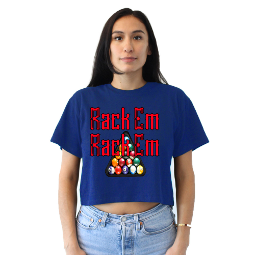 Rack Em Rack Em Relaxed Fit Cropped T-Shirt