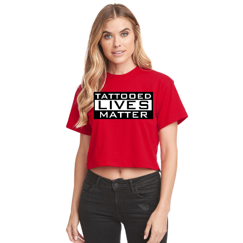 Tattooed Lives Matter Crop Top