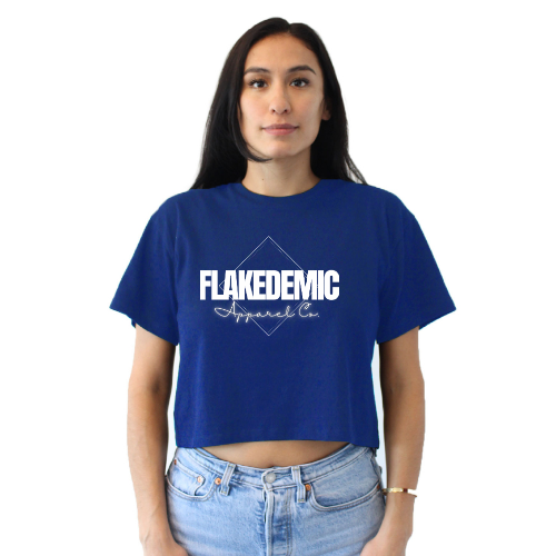 FLAKEDEMIC Apparel Co. Relaxed Fit Cropped Tee