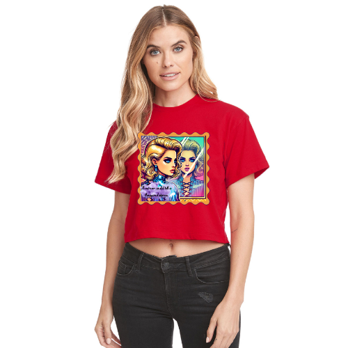 A Mirror Could Tell 1000 Stories Relaxed Fit Cropped T-Shirt