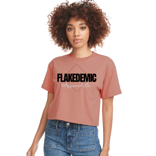 FLAKEDEMIC Apparel Co. Relaxed Fit Cropped Tee