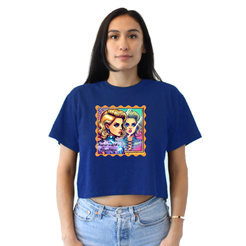 A Mirror Could Tell 1000 Stories Relaxed Fit Cropped T-Shirt