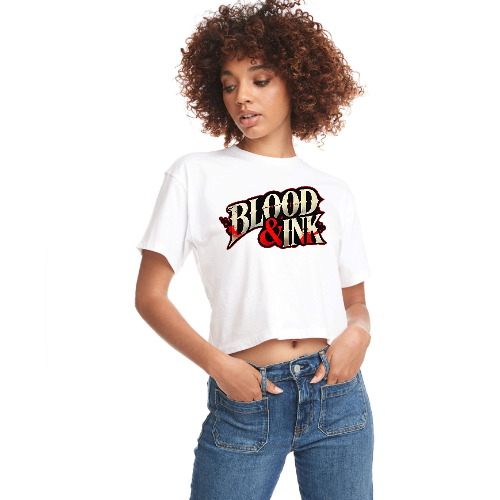 Blood and Ink Logo Crop Top