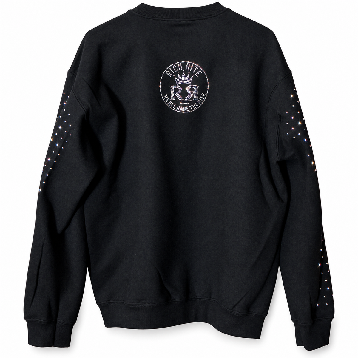 Rich Rite Glitter Rhinestone Unisex Sweatshirt