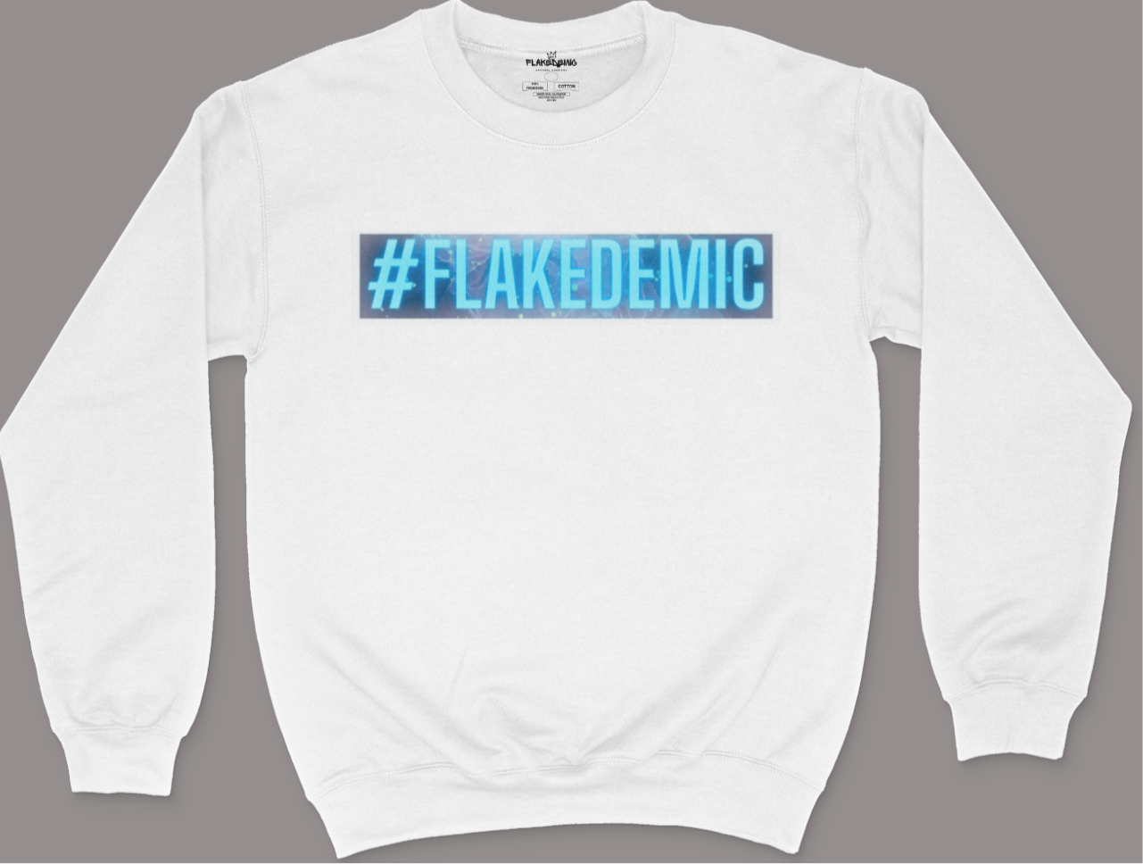 #FLAKEDEMIC Crewneck Unisex Sweatshirt