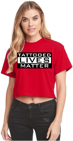 Tattooed Lives Matter Crop Top
