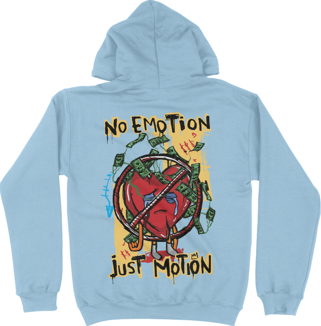 No Emotion Just Motion Graphic Unisex Hoodie