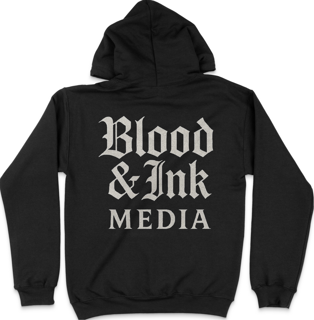 Blood and Ink Media Front and Back Unisex Hoodie