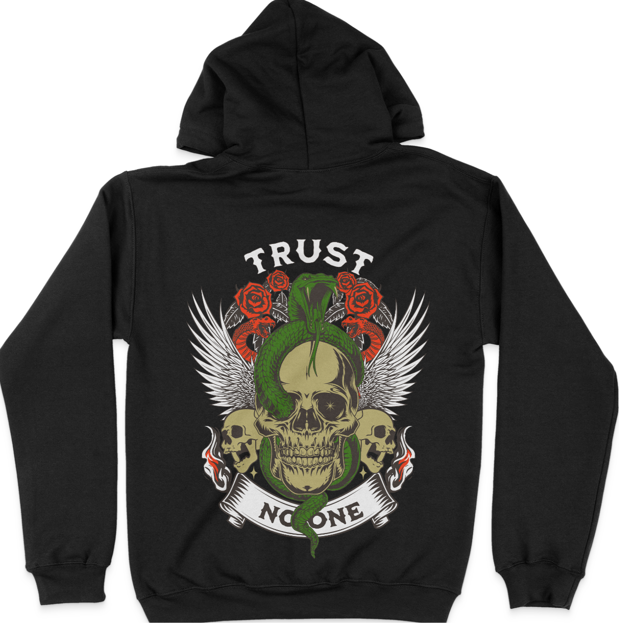 Trust No One Graphic Unisex Hoodie