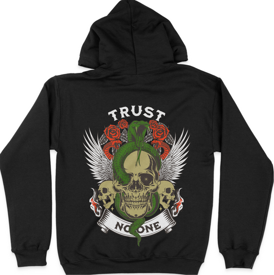 Trust No One Graphic Unisex Hoodie