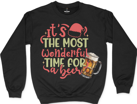 It's The Most Wonderful Time For A Beer Unisex Sweatshirt