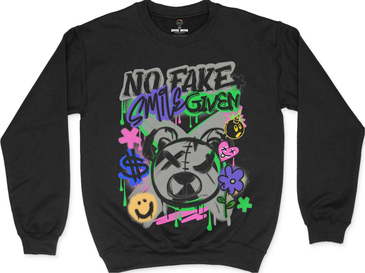 No Fake Smile Unisex Sweatshirt