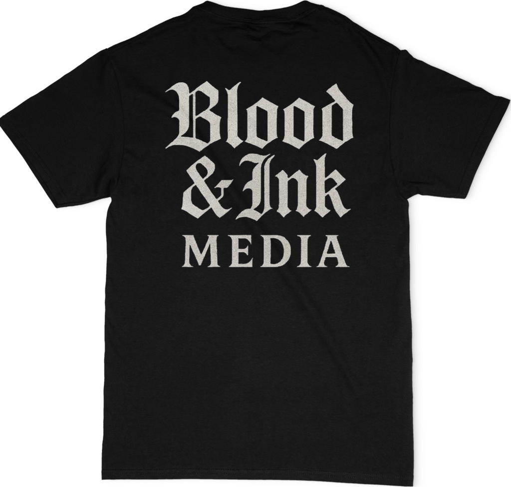 Blood and Ink Media Front and Back Unisex T-Shirt