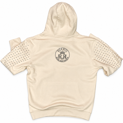 Rich Rite Black Rhinestone Unisex Hoodie