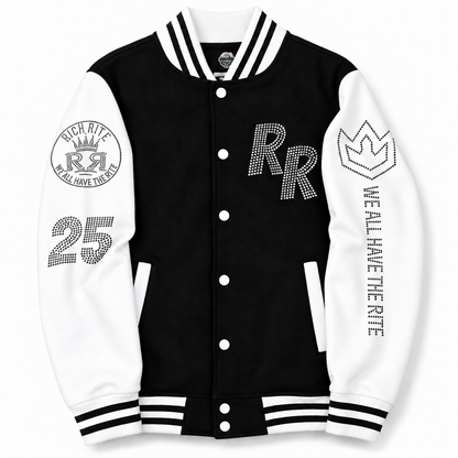 Rich Rite Rhinestone Varsity Jacket