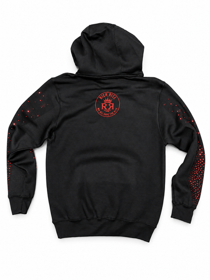 Rich Rite Rhinestone Graphic Unisex Hoodie
